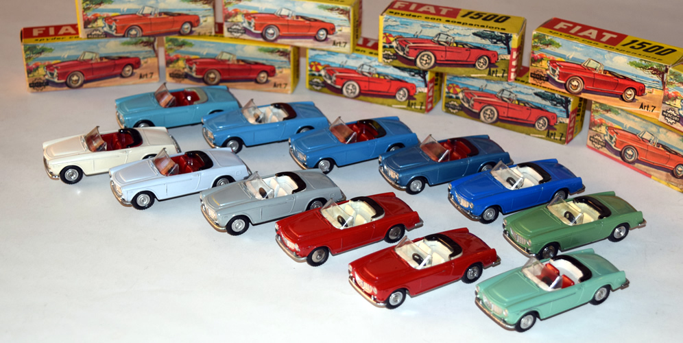 ミニカー MERCURY Art.7 FIAT 1500 SPIDER ミニカー MERCURY Art.7